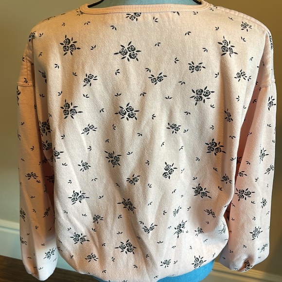 VTG 3/4 Button Sweatshirt - Picture 2 of 4